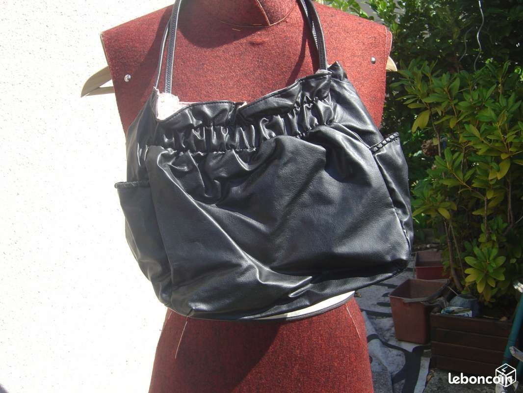 Sac besace noir david jones état neuf (image 2)