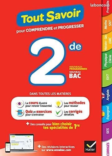 Tout savoir en 2nde chez Hatier (image 1)