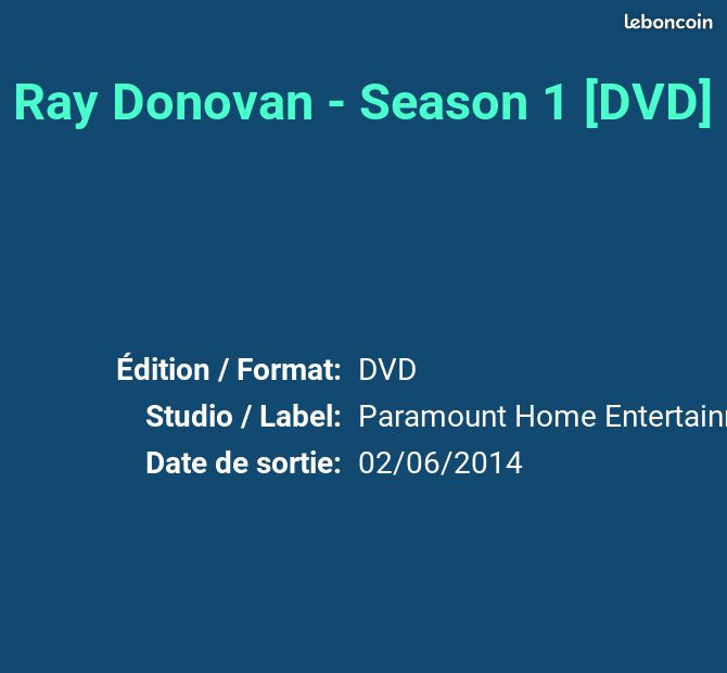 Ray Donovan - Season 1 [DVD] (image 2)