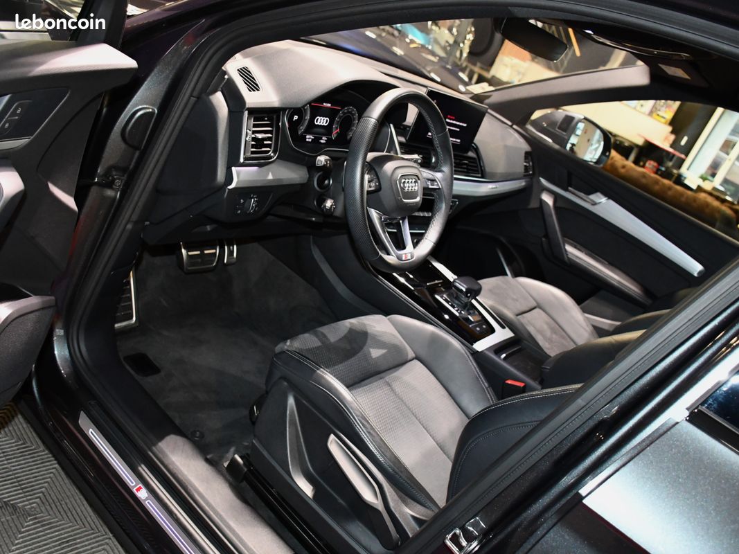 Audi Q5 S-Line 40 TDI 204 Quattro S-Tronic Black Panel GPS Virtual Hayon Induction ACC Pré Sense Car Play Drive Caméra JA 20 Rotor (image 2)