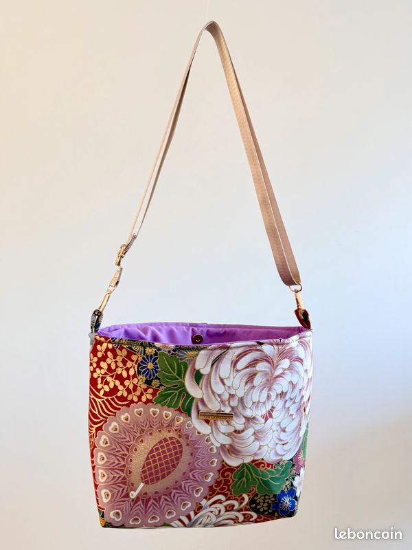 Sac bandoulière tissu Japonais (image 1)