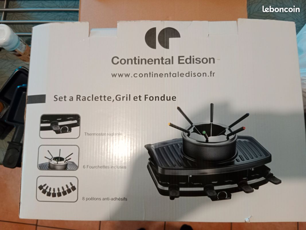 Service à raclette, grill et fondue (image 1)