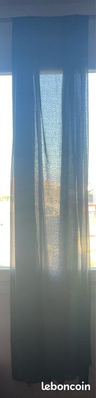 Voilage gris anthracite (image 1)