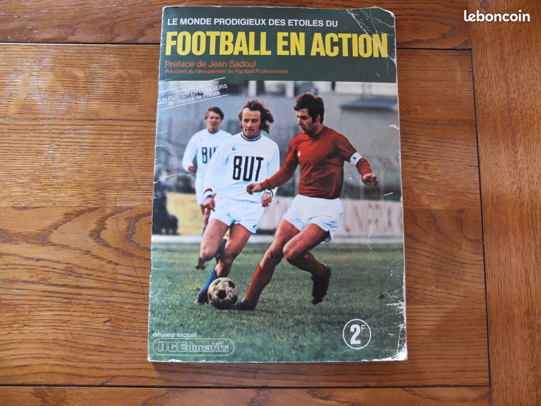 Album Football Album foot football en action VIGNETTE 71 72 LIVRE 1972