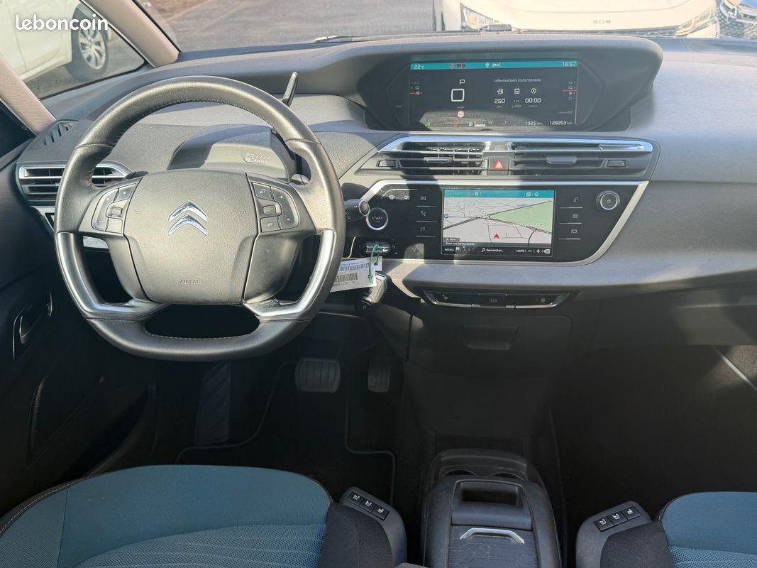 Citroen c4 picasso 130 ch essence business + eat6 mars 2018 127000 km 6490 ttc (image 5)