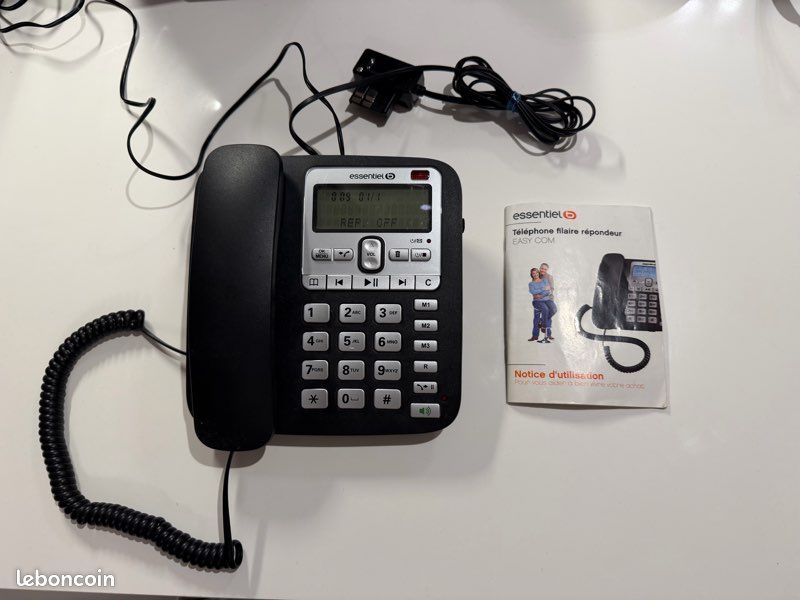 Téléphone fixe Essentiel B Easy Com Boulanger (image 1)