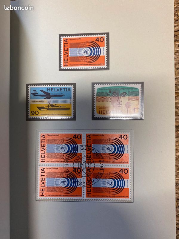Lot 3 albums timbres suisses (image 6)