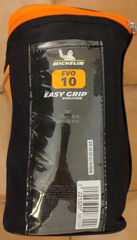 Chaînes neige Michelin Easy Grip Evolution 10