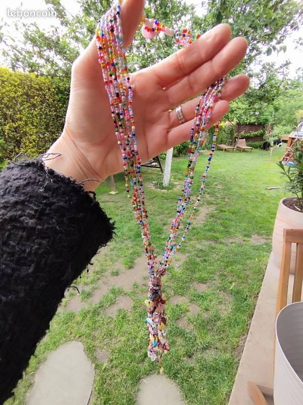Lot De Perles Pour Bijoux - Bracelets Et Colliers - Occasion