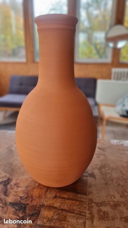 Udu artisanal en terre cuite – 45 cm, en très bon état (image 2)