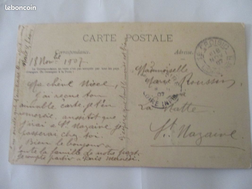 Rare carte postale Ivry restaurant la ferme aux oies ( 1907) (PAZ) (image 3)