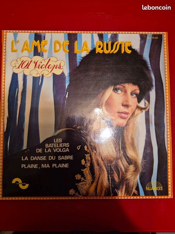 Vinyle 33T – L’Âme de la Russie – Les 101 Violons (image 1)