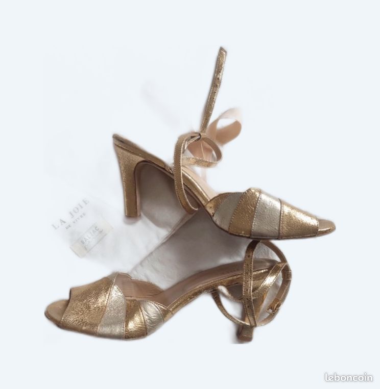 Balzac Paris Sandales Talons DorÃ©es Sandales En Cuir Balzac Paris