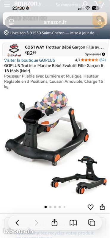 Trotteur bébé évolutif (image 5)