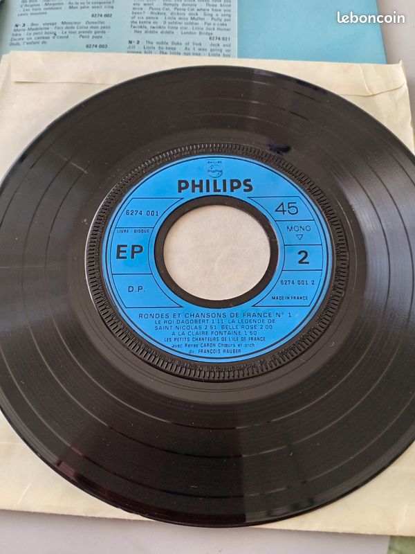 Livre Disque Rondes Chansons N1 (image 5)