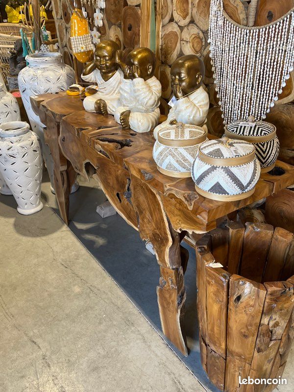 Console morceau de teck Bali (image 3)