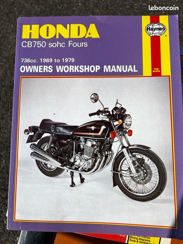 Revue technique d’atelier CB750 four 69/79 (image 1)