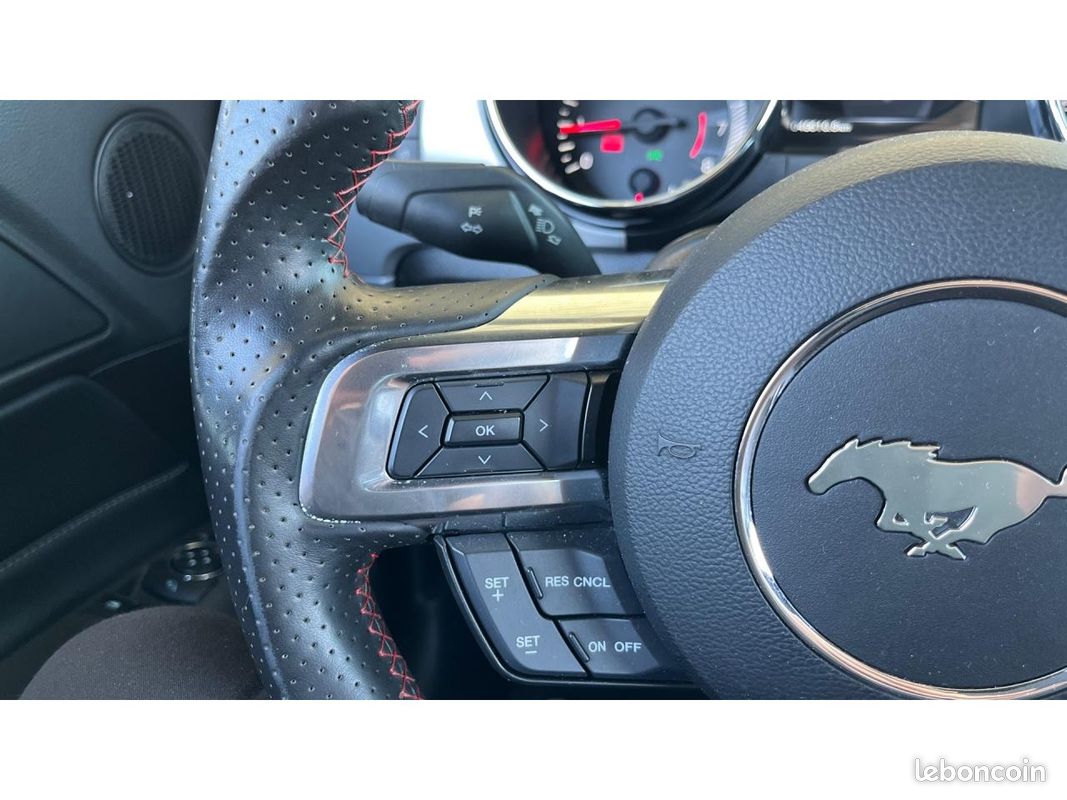 FORD MUSTANG Fastback 2.3 EcoBoost 317 COUPE - ENTRETIENS FORD / SIEGES CHAUFFANTS ET VENTILES / CAMERA DE RECUL (image 19)