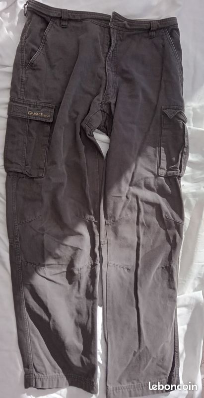 Pantalon Cargo / Randonnée, chasse Quechua Gris Anthracite — Taille 46 (image 1)