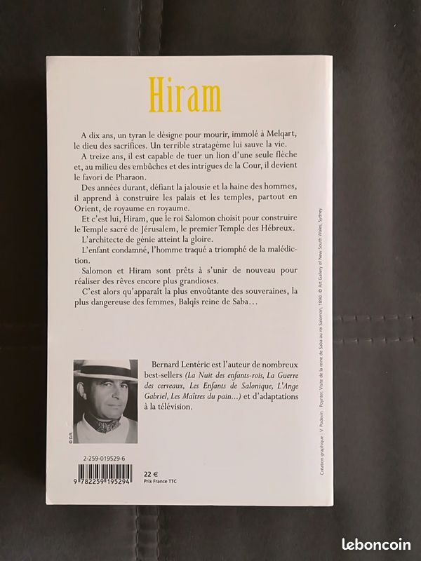 Hiram - Dans les secrets du temple du roi Salomon - Bernard Lenteric (image 2)