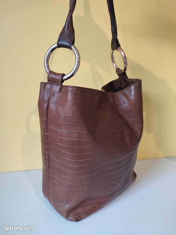 Pochette Sequoia élégante Pour Femme - Taille Petit, Couleur Brune - Occasion Très Bon état