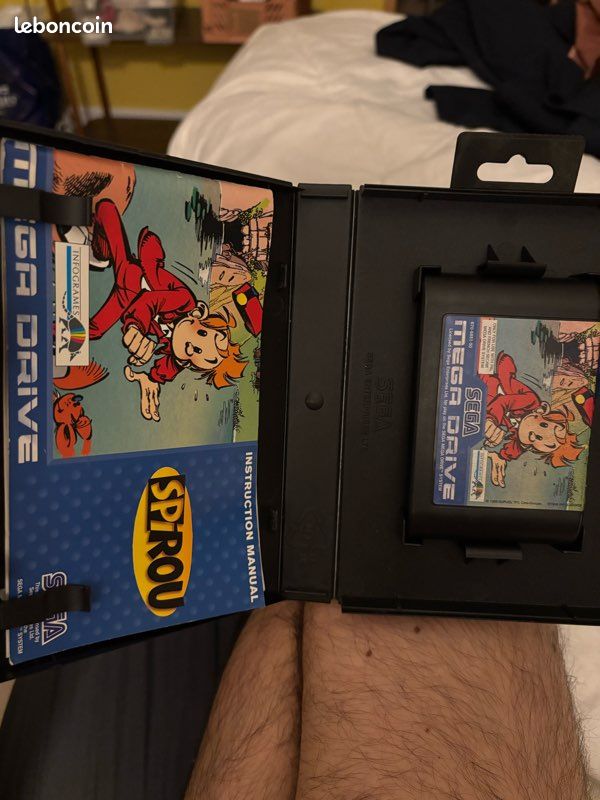 Jeu Vidéo SEGA Mega Drive - SPIRU - Complet Avec Boîtier Et Notice - Bon état - Rétro Gaming
