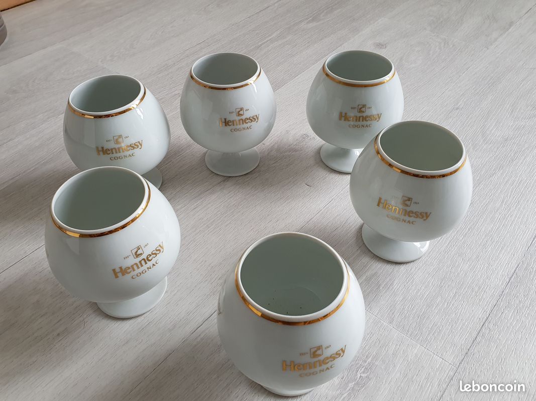 6 verres cognac hennessy bernardaud (image 2)