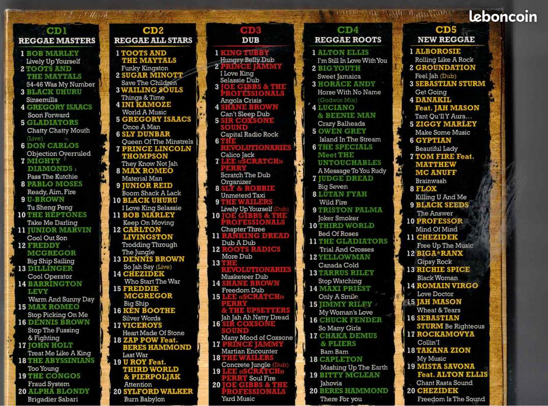 Reggae Anthology Various Artists (Artiste) Format : 5CD (image 2)