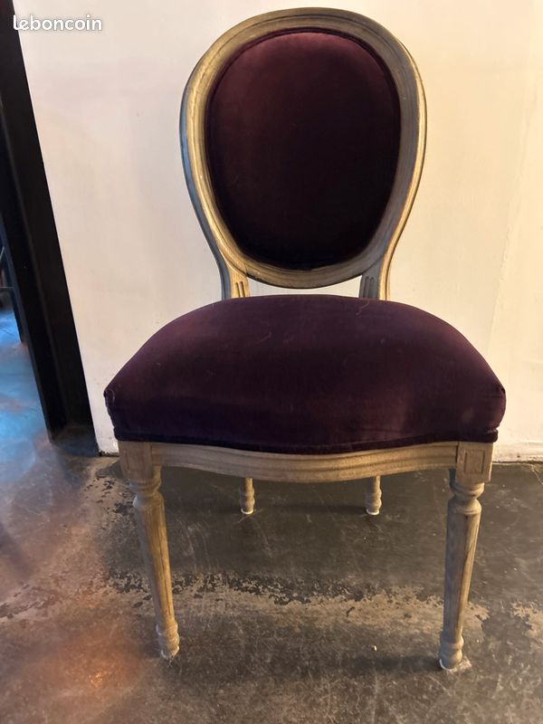 Chaise Joséphine velours (image 2)