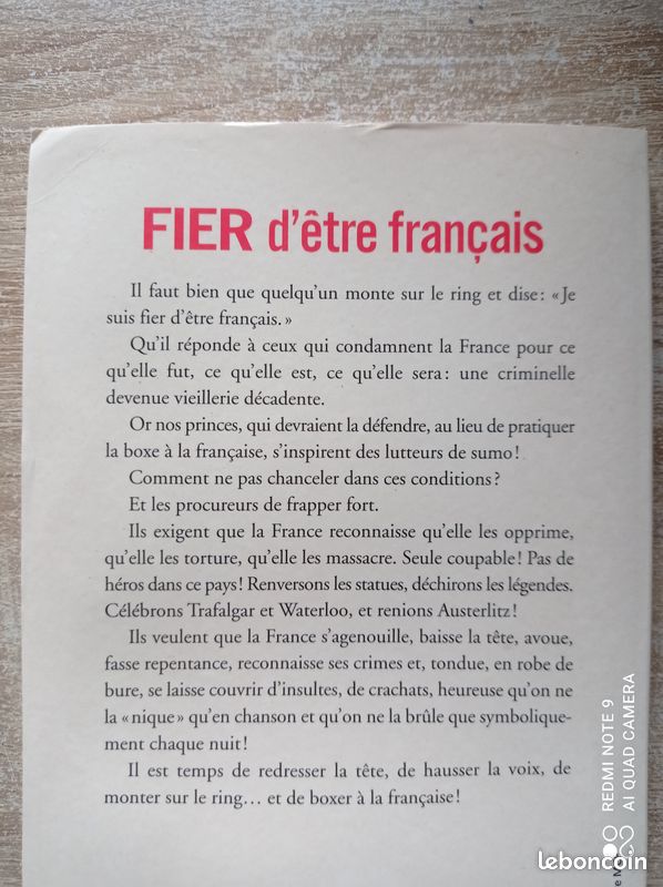 "fier d'etre francais" de max gallo (image 3)