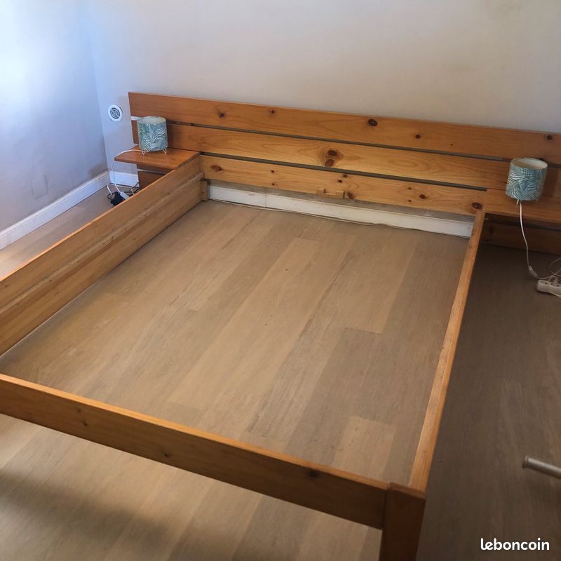 Lit 160 * 200 pin massif (image 1)