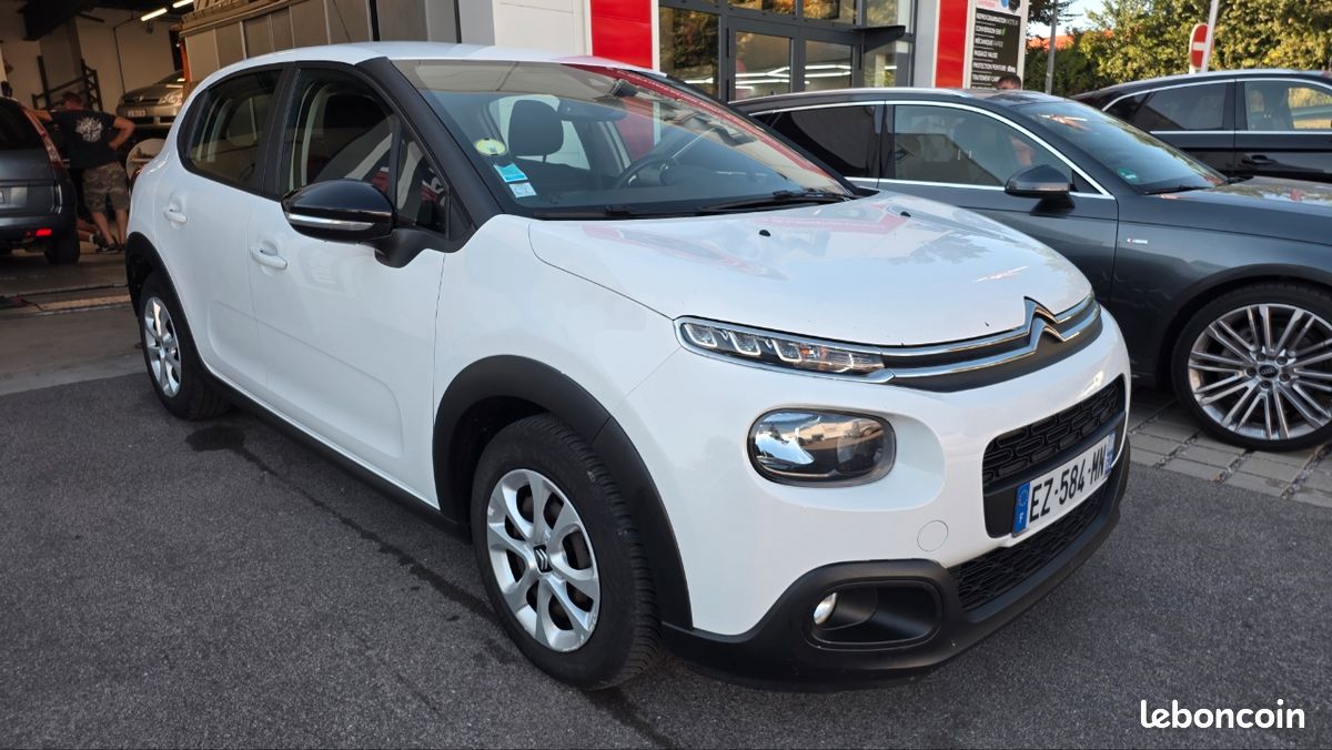 Citroën C3 1.6 BlueHDi 75 ch – 2018 – Très bon état – Clim / Écran tactile (image 1)