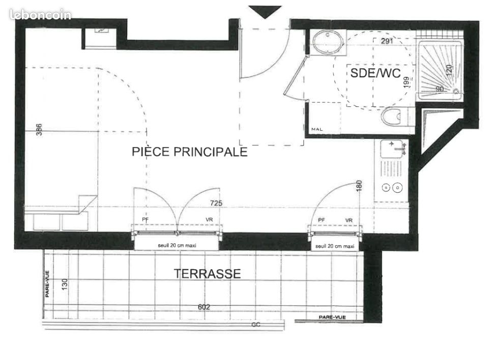 Appartement 1 pièce 28 m² · à Les Clayes-sous-Bois · 28 m² · 740 €/mois