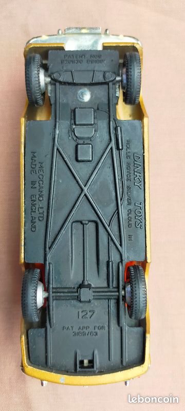 Dinky Toys 127 Rolls-Royce Silver Cloud III – Boîte D’origine, Voiture Miniature