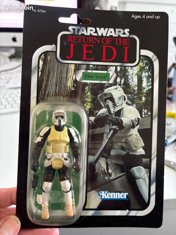 STAR WARS vintage kenner BIKER SCOUT return of the Jedi (image 1)