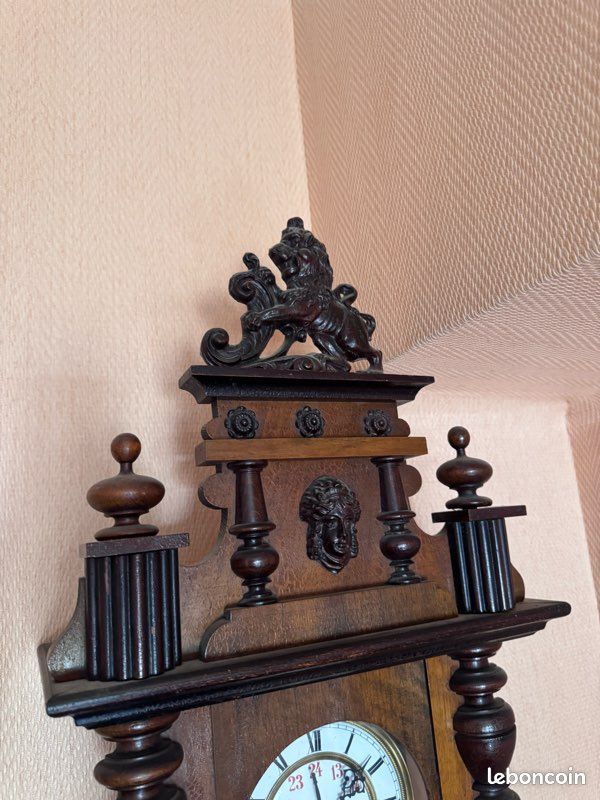 Horloge murale en bois (image 3)