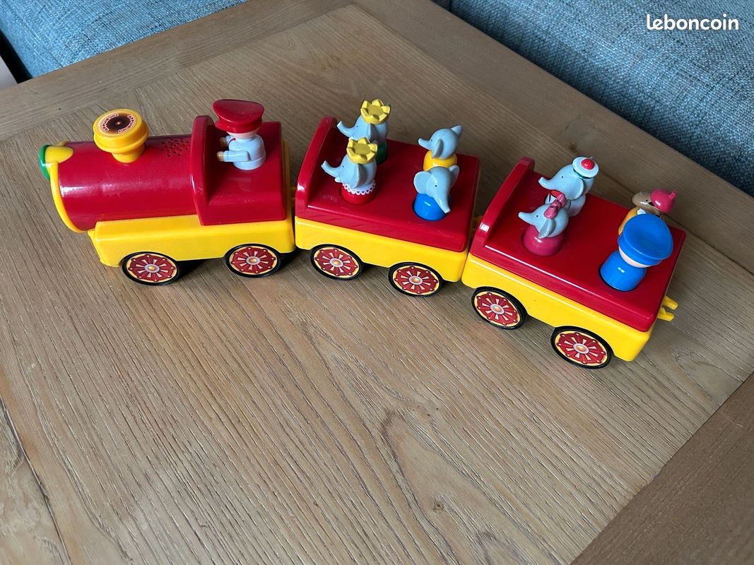 Petit Train Jouet Vintage En Verre, Acheté à Tupelo Mississippi, 4 Pouces, Collection