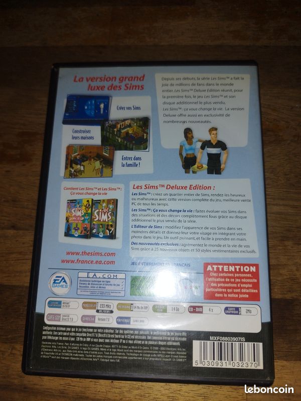 Les Sims Deluxe Edition PC (2CD) (image 2)