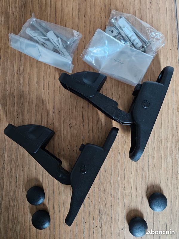 Arrêts de volet automatiques noirs neufs (image 1)