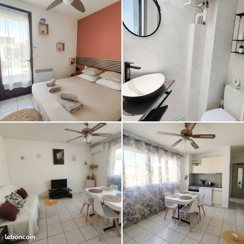Appartement 2 pièces 30 m² · à Valras-Plage · 30 m² · 585 €/mois