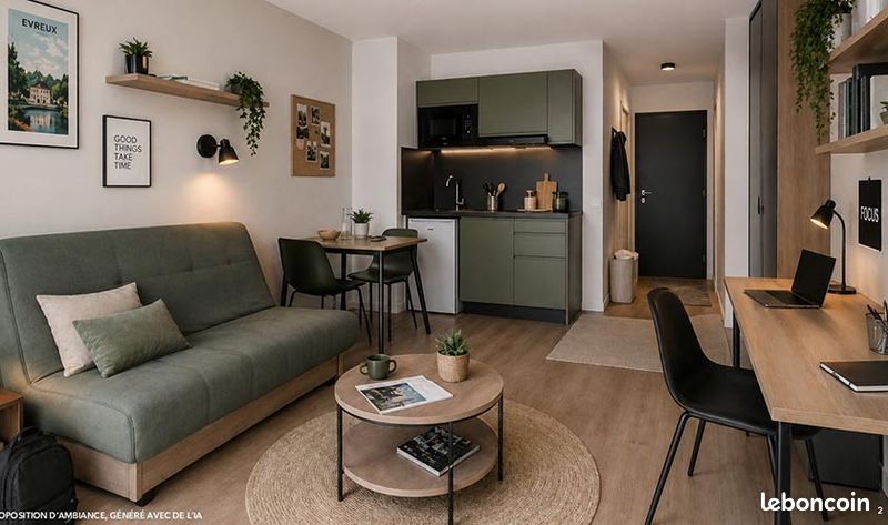 Appartement 1 pièce 17 m² · à Évreux · 17 m² · 90 000 €