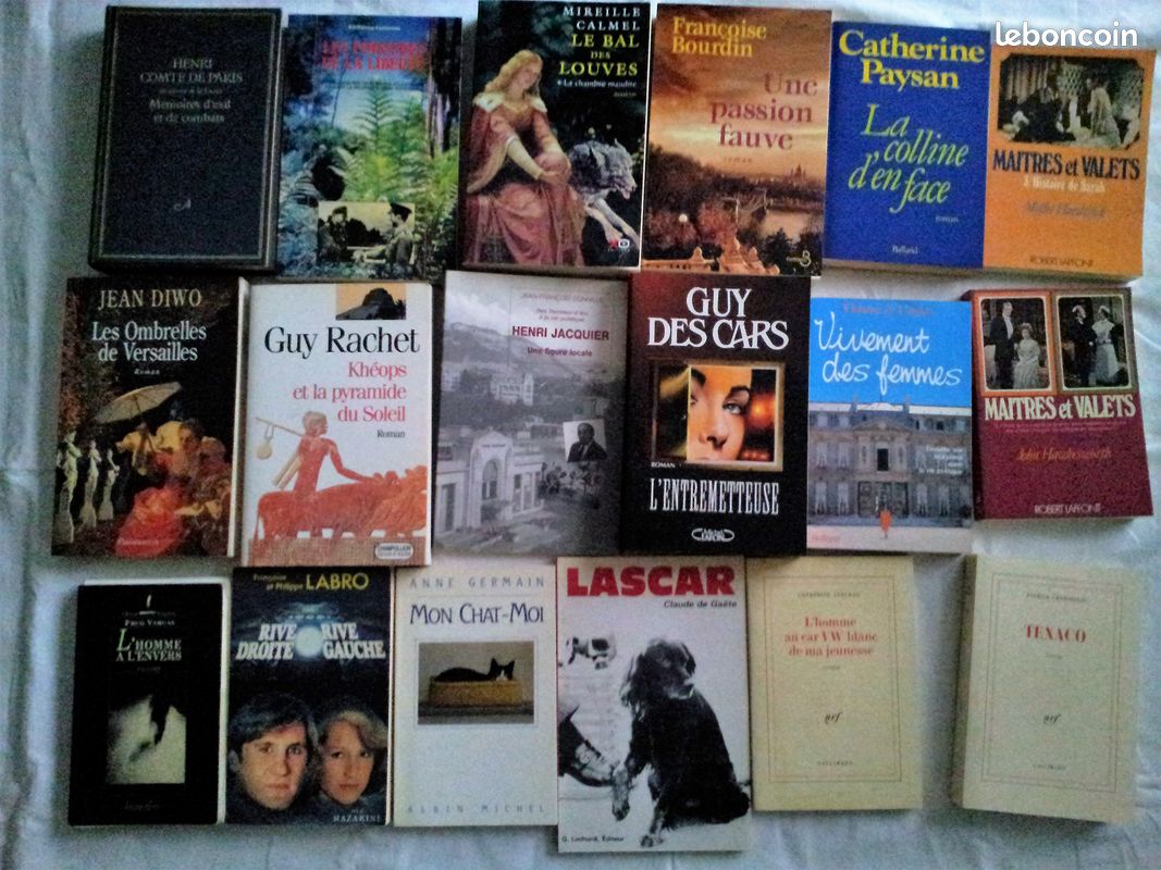 Lot 18 livres divers Vente unitaire possible (image 1)
