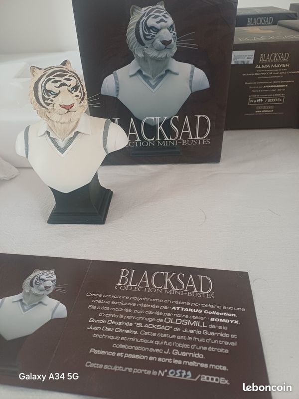 Buste Alma Mayer Blacksad Attakus – Édition Limitée 0037/2000 Avec Boîte