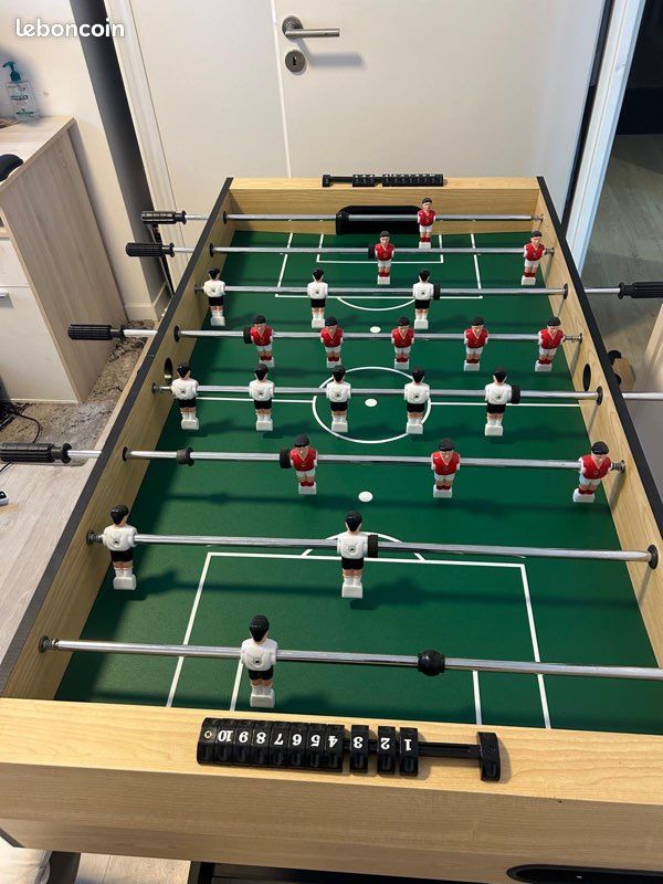 Table multi-jeux Kangui – Baby-foot, billard, ping-pong, air hockey (image 2)