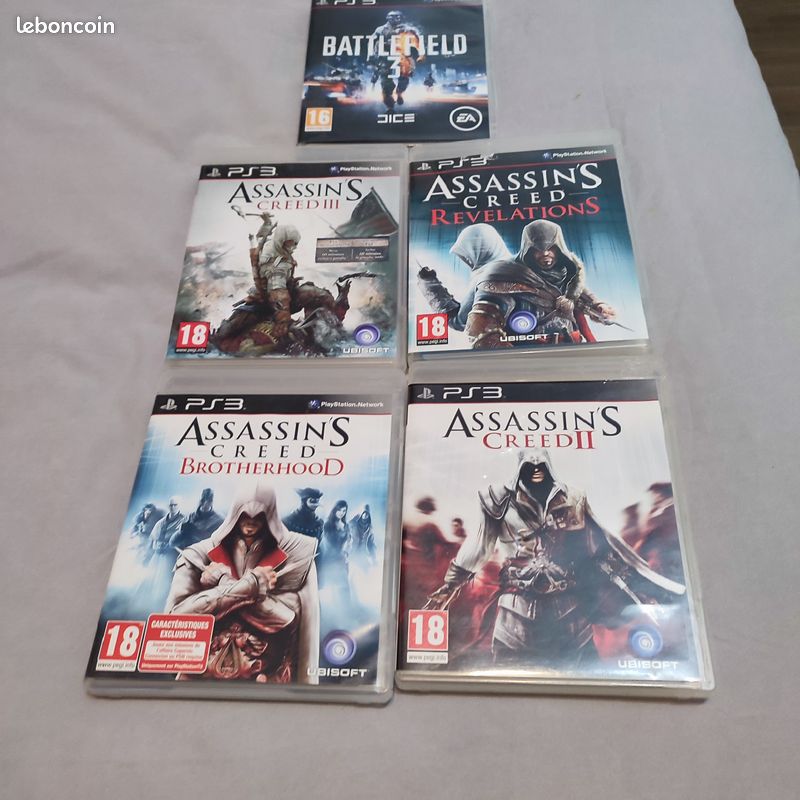 Assassin's Creed Brotherhood Sur PS3 - Jeu Seul En Français (très Bon état)