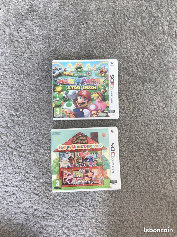 Jeux 3DS Mario party star rush + animal crossing happy home designer (image 1)