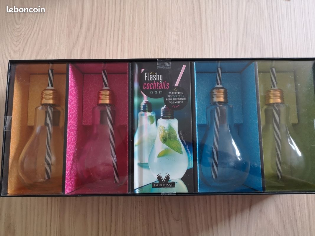 Coffret verres à cocktail ampoule (image 1)