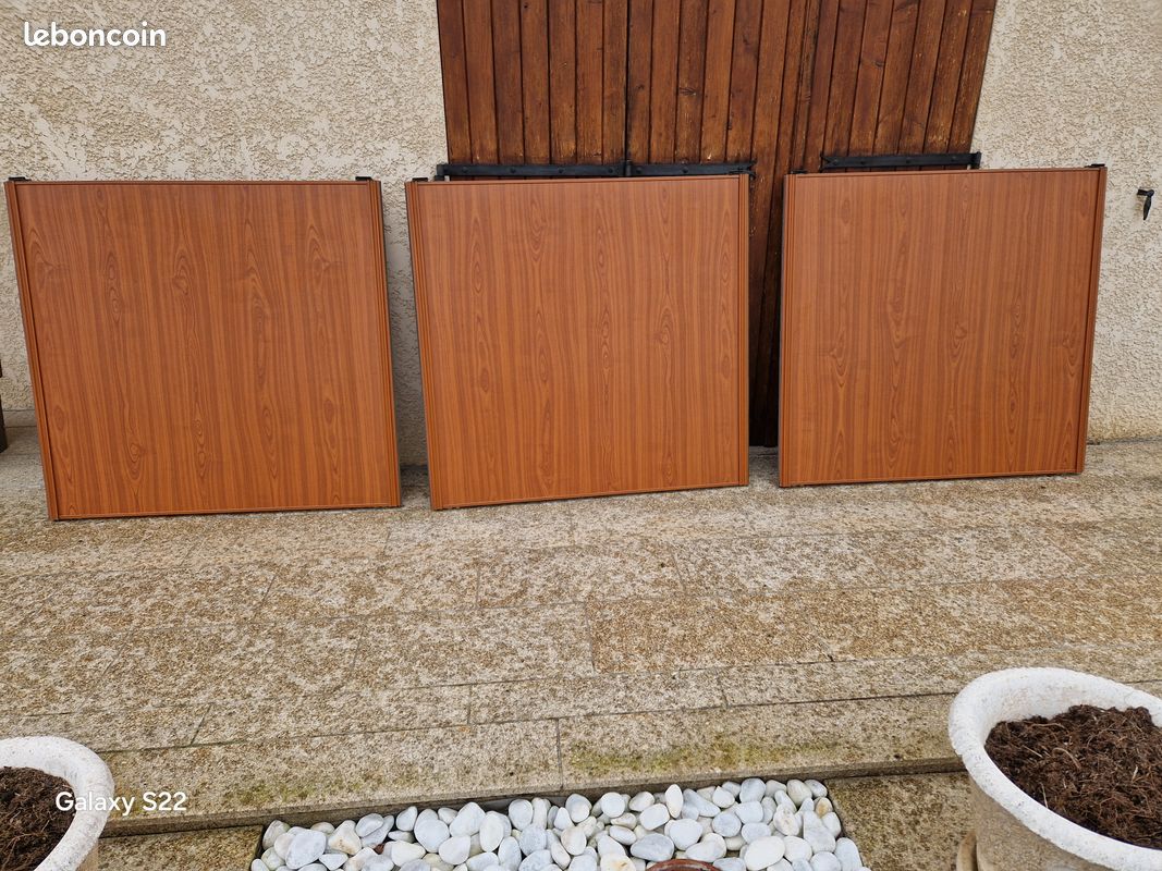 3 Portes de placard + rail (image 2)
