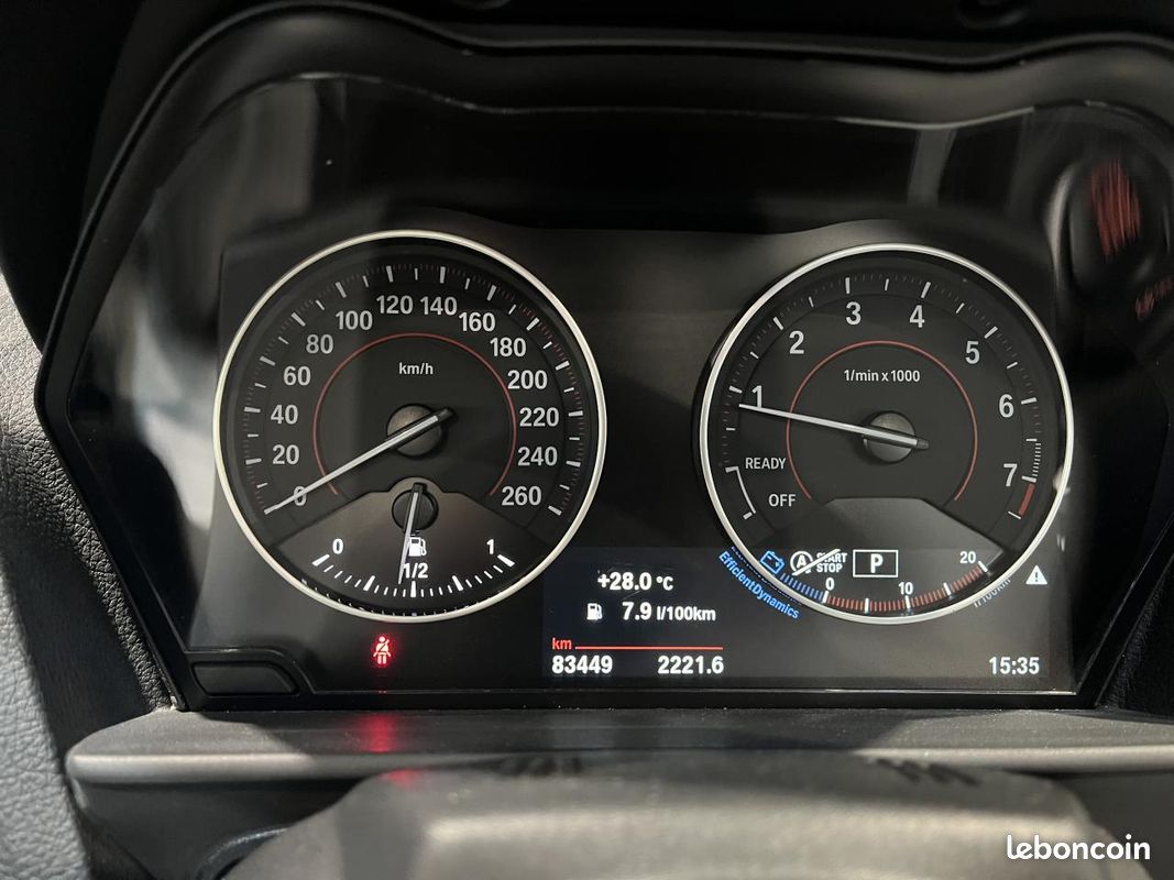 BMW SERIE 2 220i Cabriolet - BVA - M Sport - SUIVI COMPLET - CAMERA DE RECUL - CARPLAY (image 18)