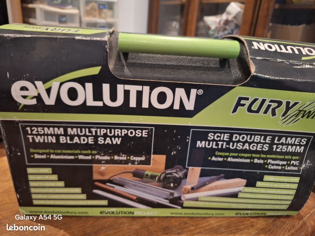 Neuf: Scie circulaire double lame Evolution Fury Twin 125mm (image 6)